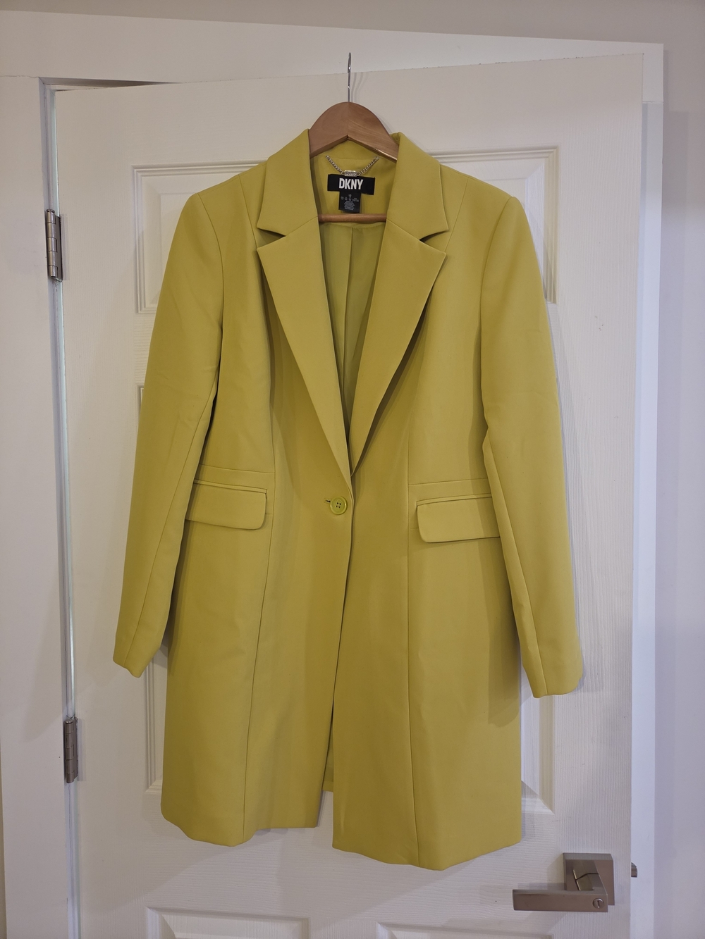 DKNY Citrine Single-Button Blazer Jacket
